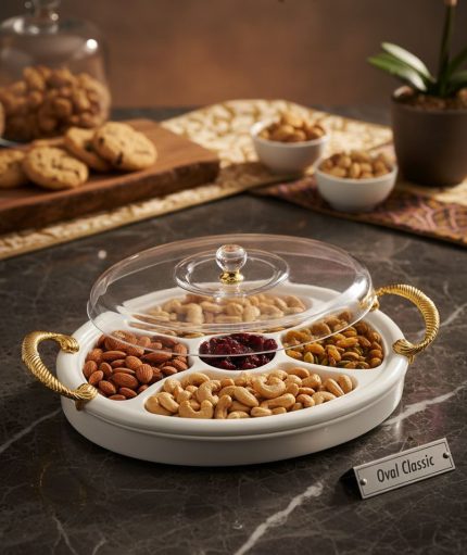 Oval Classic Dry Fruit Tray